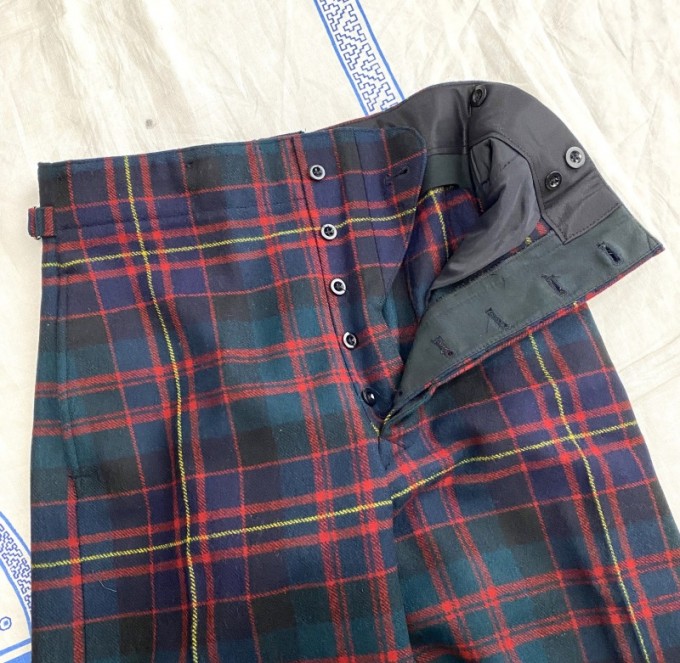 Vintage Scottish Army Ceremony Trousers