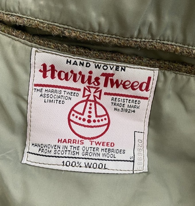 Vintage Harris Tweed Inverness Cape