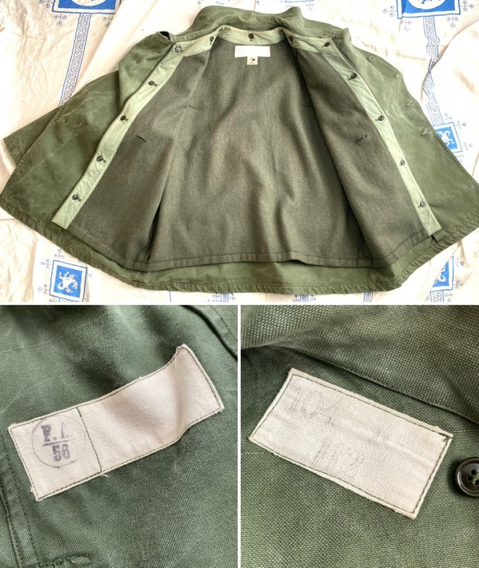 50's French Army M38 Motorcycle Jacket with Liner