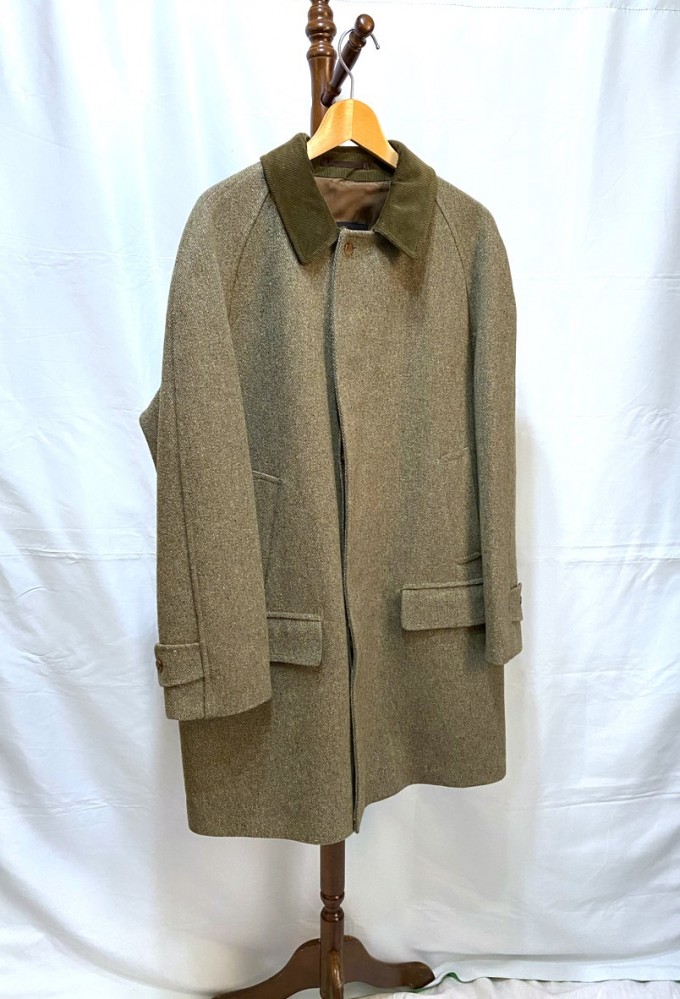 Jolly Good Clothing / NOS os D/S 80's Grenfell Derby Tweed Coat size40