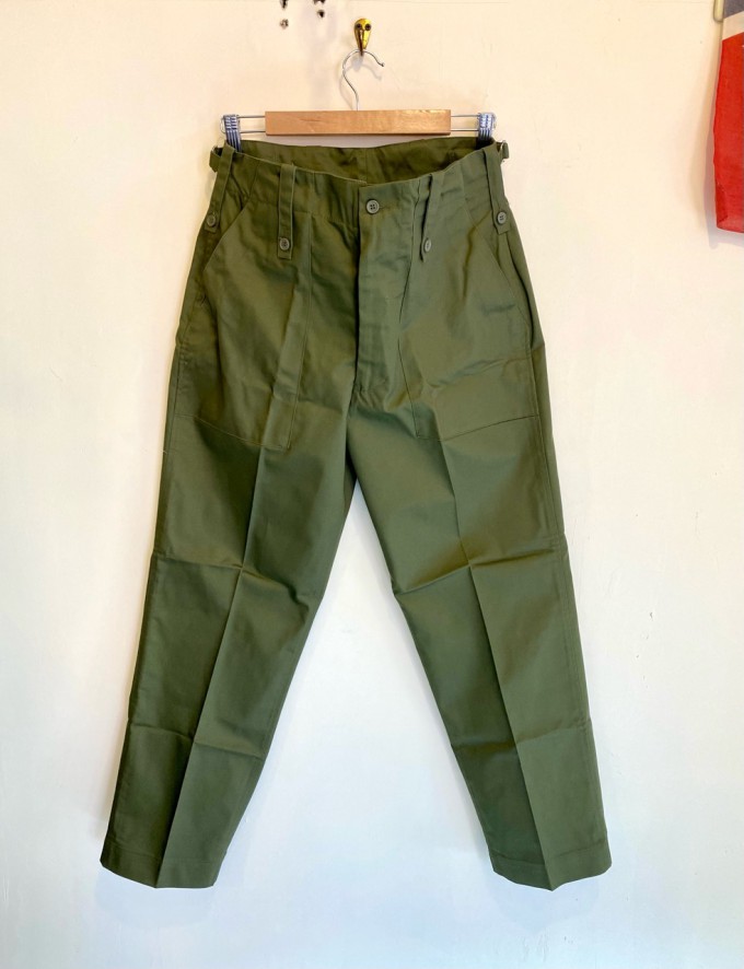 D/S British Army Green Fatigue Trousers