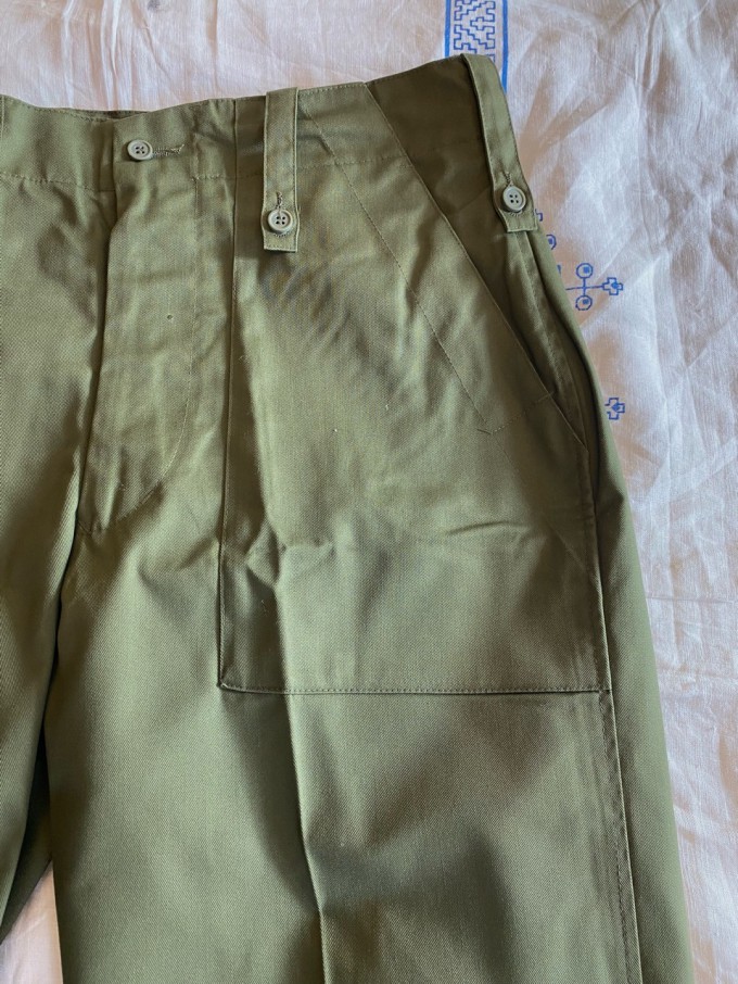 D/S British Army Green Fatigue Trousers