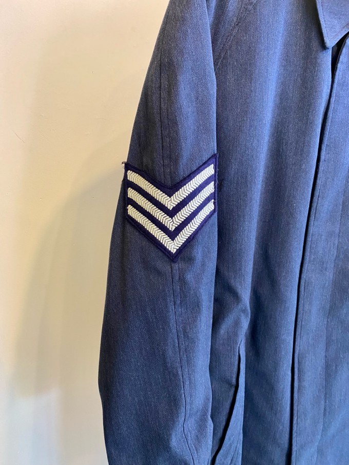 60's Royal Air Force Wool Gabardine Coat size9