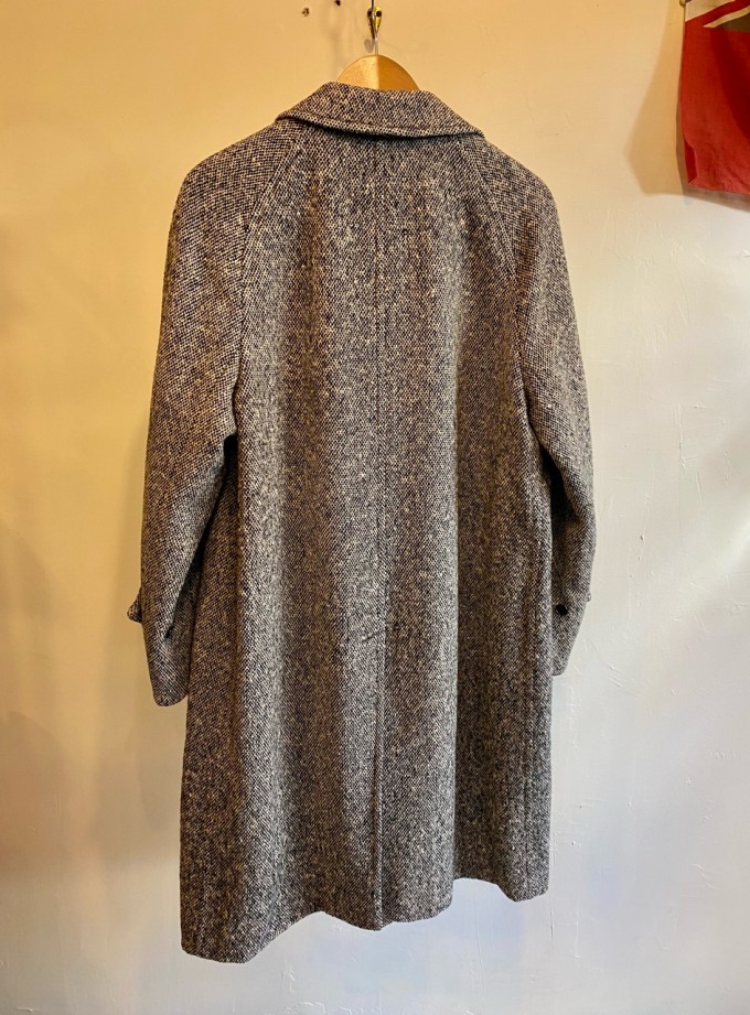 Vintage Burberrys Irish Tweed Balmacaan Coat