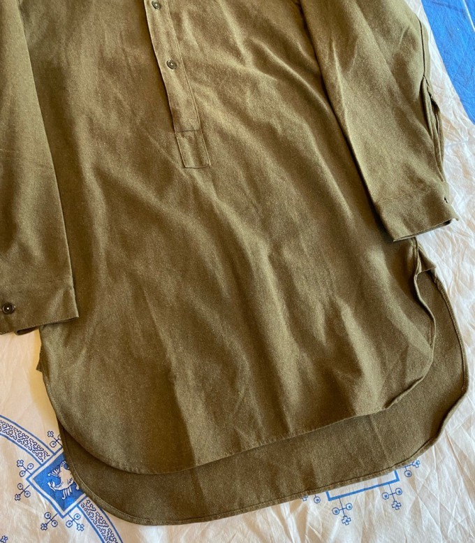 D/S 1945 British Army Bukta Wool Shirt