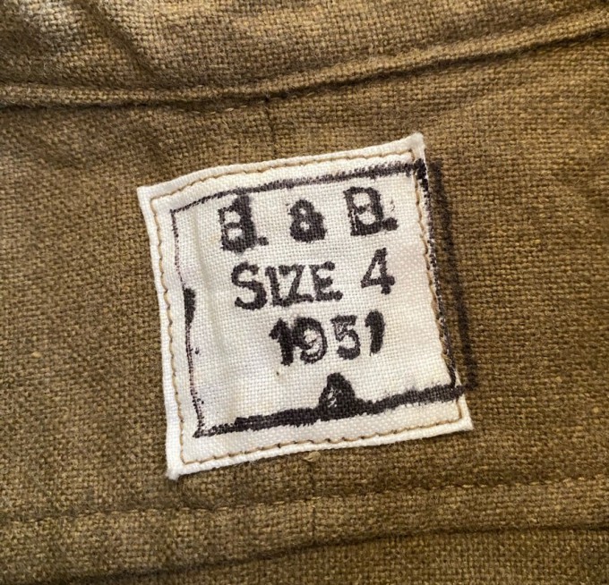 1951 British Army Wool Shirt