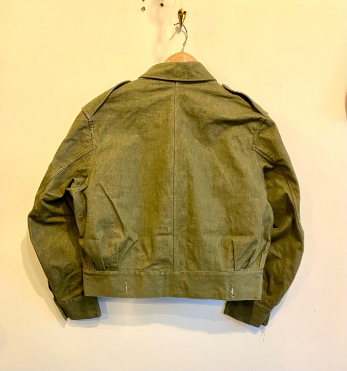 D/S 1952 British Army Green Denim Jacket size6