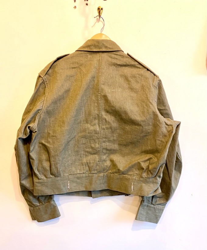D/S 1952 British Army Green Denim Jacket size10