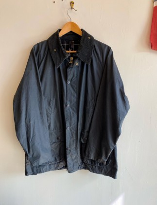 Barbour BEDALE Navy size44 good condition