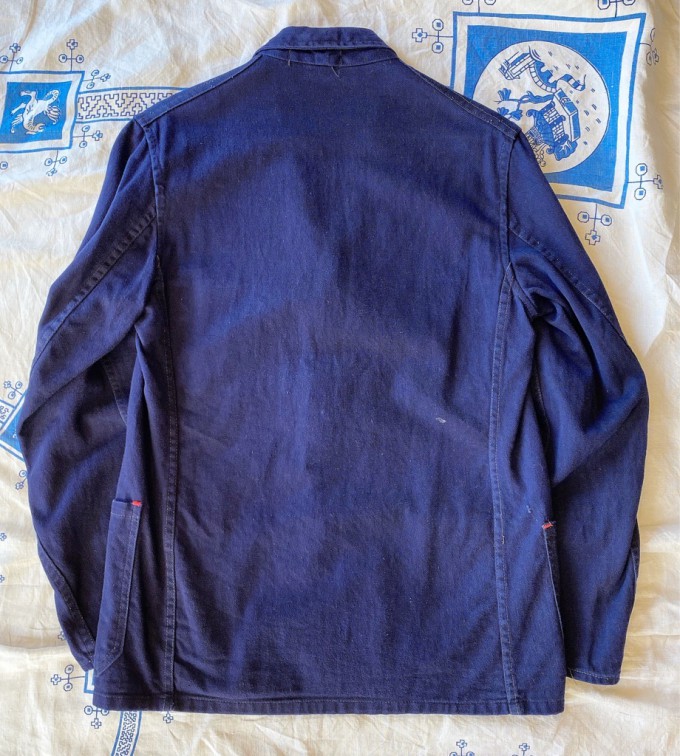 50's BOLENIUM Blue Drill British Work Jacket