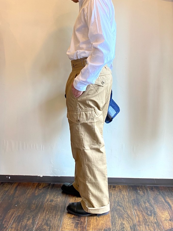 Soundman ﻿Gurkha Trousers "Reading"﻿ Khaki Beige