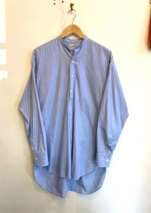 50's Errandee Garment Pullover Strip Dress Shirt