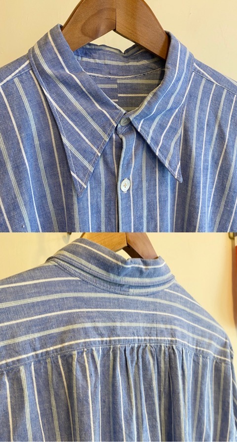 40s French Pull Over Grandpa Shirts