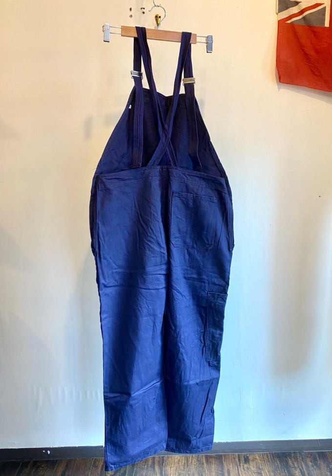 D/S British Prisoner Blue Drill Dungarees 36
