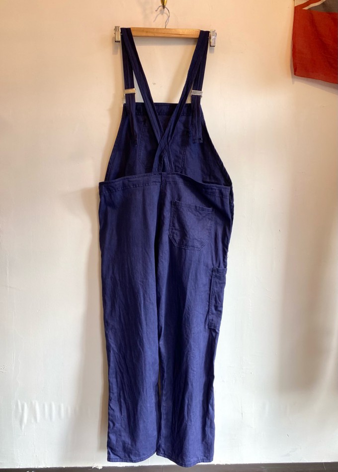 D/S British Prisoner Blue Drill Dungarees 38