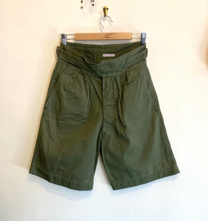 50-60's British Army 1950pt Gurkha Shorts Green
