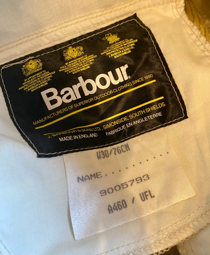 D/S Vintage Barbour Corduroy Trousers Beige W30