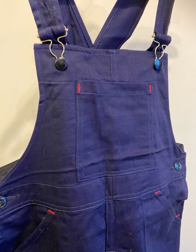D/S Vintage HOLDFAST British Drill Work Dungarees
