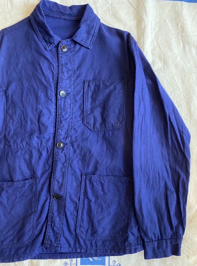 D/S 60's Cotton Drill French Work Jacket 01