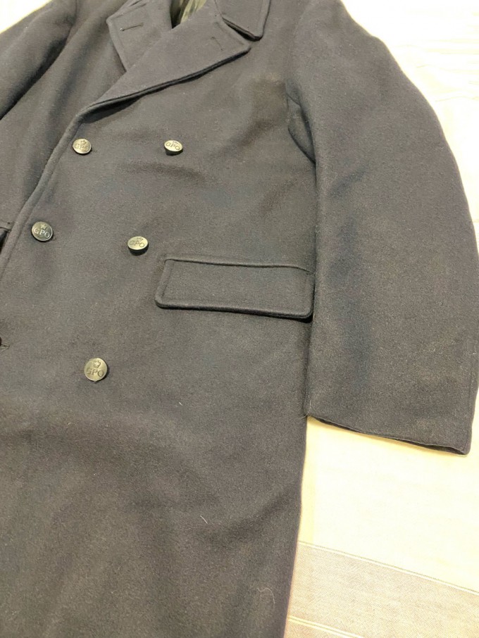 50-60's GPO Postman Double Breasted Wool Coat B