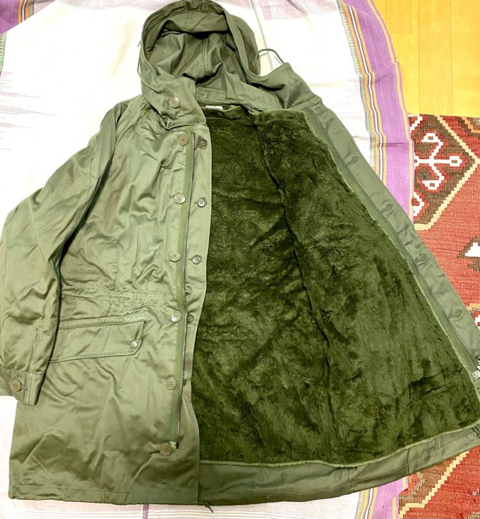 NOS 1978 French Army M-64 Field Parka size 92C