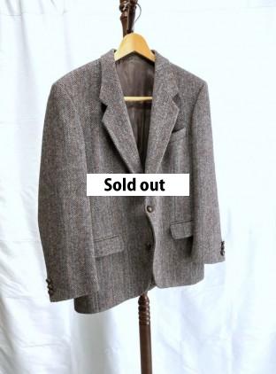 80's ALEXANDRE Harris Tweed Jacket