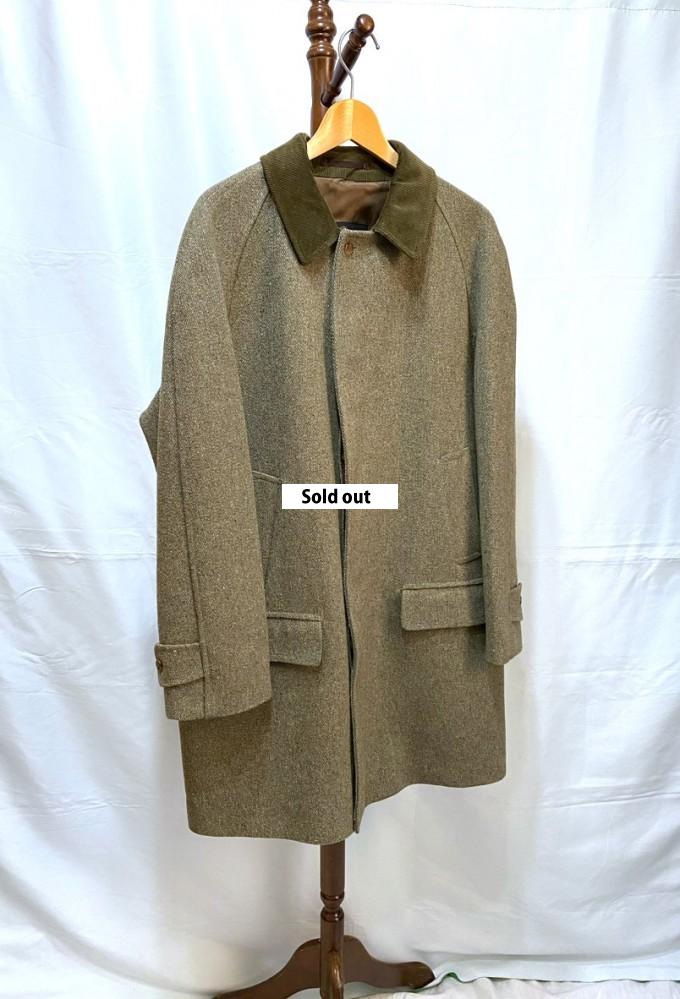NOS os D/S 80's Grenfell Derby Tweed Coat size40