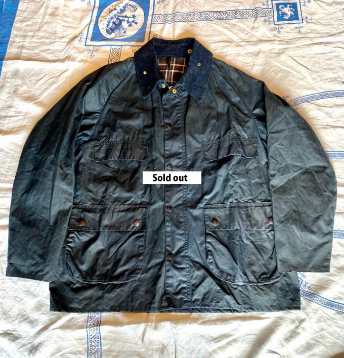 D/S or NOS Barbour OLD BEDALE NAVY size46