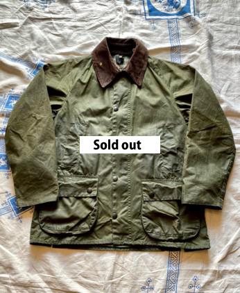 Barbour BEDALE Green size38 very good condition