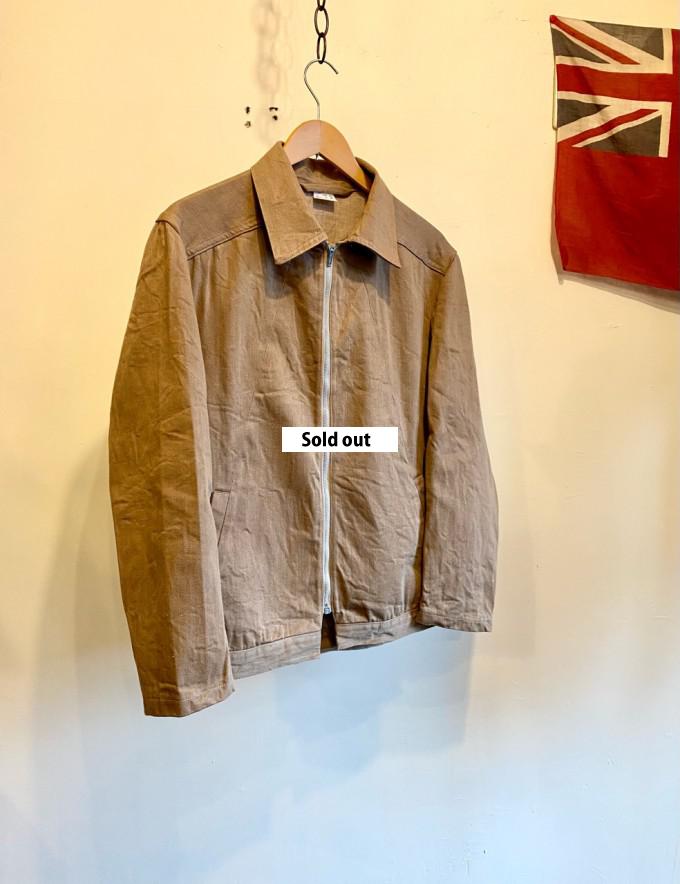 D/S 1976 Vintage British Prisoner Denim Jacket ①
