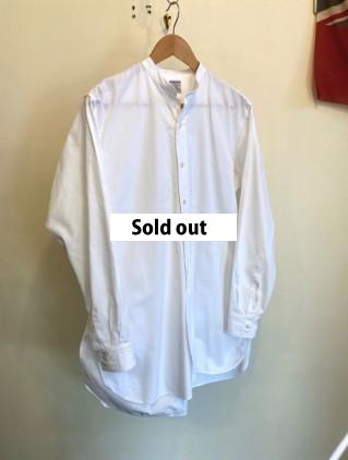 50's Van Heusen White Collar-less Shirt 2