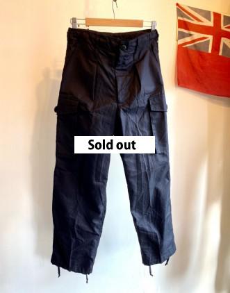 D/S British Army SAS Black Rip-stop Trousers W80