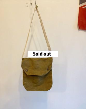 40’s British Army Cotton Linen Canvas Bag 2