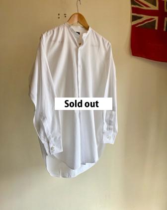 60's AUSTIN REED　White Collar-less Shirt